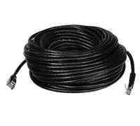 ACT Black 20 meter U/UTP CAT6 patch cable with RJ45 connectors