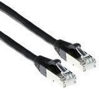 ACT Black 30 meter LSZH SFTP CAT6A patch cable snagless with RJ45 connectors CAT6A S/FTP LSZH SNG BK 30.00M (FB7930)
