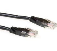 ACT Black 7 meter U/UTP CAT6 patch cable with RJ45 connectors