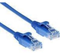 ACT Blue 1.5 meter LSZH U/UTP CAT6 datacenter slimline patch cable with RJ45 connectors CAT6 U/UTP SLIMLINE BU 1.50M (DC9651)