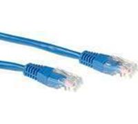 ACT Blue 3 meter LSZH U/UTP CAT6A patch cable with RJ45 connectors