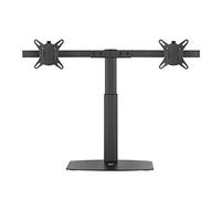 ACT Bras à gaz Double écran jusqu'à 27", VESA 75/100 mm, Support de Moniteur, inclinable à 40°, Pivot à 90°, Rotation à 360°, Poids Max. 6 kg - AC8332