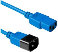 ACT C13 - C14, 1.80m Bleu 1,8 m Coupleur C13 Coupleur C14