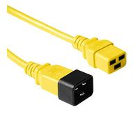 ACT C19 - C20-1.20m 1.2m Coupleur C19 Coupleur C20 Jaune Câble d'alimentation (AK5101)