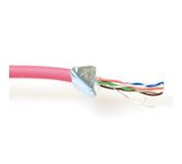 ACT C5E F/UTP Patch LSZH Red 100M.