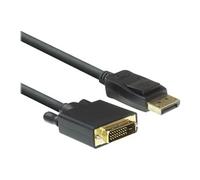 ACT - Câble adaptateur - DisplayPort (M) verrouillage pour DVI-D (M) - DisplayPort 1.1 - 1.8 m - moulé, vis moletées, prise en charge de 1920 x 1080