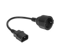 ACT Câble d'alimentation C14 vers CEE7/3-0,2 m - Fiche C14 vers Prise CEE7/3 - pour USV/UPS, PDU - AK5250