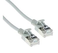 ACT Câble réseau Cat6a U/FTP LSZH LAN fin de 3,8 mm, câble flexible sans tranche CAT 6a avec fiche RJ45, pour une utilisation dans les centres de données, 1 mètre, gris - DC7001