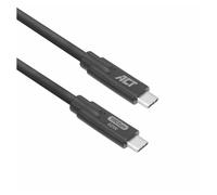 ACT - Câble USB - 24 pin USB-C (M) pour 24 pin USB-C (M) - USB 3.2 Gen 2 / DisplayPort 1.4 - 20 V - 3 A - 3 m - support 4K60Hz (4096 x 2160), prise en charge de 1920 x 1080 à 120 Hz, débit de...