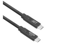 ACT Câble USB C 60 W 10 Gbps Câble Vidéo USB C 4K@60Hz Câble de Données Câble de Charge pour Moniteur Ordinateur Portable SSD 3M - AC7443