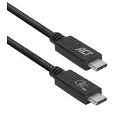 ACT Câble USB C vers USB C de 2 m, USB 3.0, PD 60 W Câble USB C à charge rapide, vitesse de données 5 Gbit/s, câble certifié IF - AC7402