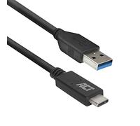 ACT Câble USB vers USB C 2 m, USB 3.0, PD 60 W USB A vers USB C, charge rapide, vitesse de données 5 Gbit/s - AC7417