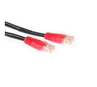 ACT CAT5E U/UTP Cross BK/RD 10 m.