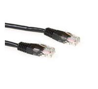 ACT Cat6 U/UTP LSZH Black 1,50 m.
