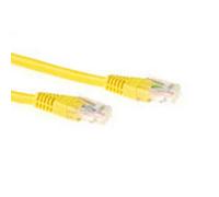 ACT Cat6 U/UTP LSZH Jaune 1,50 m.