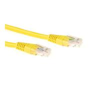 ACT Cat6 U/UTP LSZH Jaune 10 m.