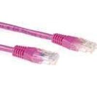 ACT CAT6A UTP 10m 10m Cat6a U/UTP (UTP) Pink Câble réseau (IB7310)
