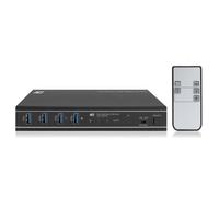ACT - Commutateur écran-clavier-souris/USB - 4 x USB 3.2 Gen 1 + 2 x HDMI + 2 x USB-C - 1 utilisateur local - de bureau