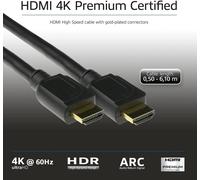 ACT Connectivity AK3944 Câble HDMI 2 m 4K UHD 18 Gbit/s avec ARC Premium Noir