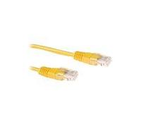 ACT Cat6 U/UTP Jaune 5,00 m.
