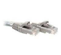 ACT - Cordon de raccordement - RJ-45 (M) pour RJ-45 (M) - 1 m - UTP - CAT 6 - démarré, sans crochet - gris, RAL 7045