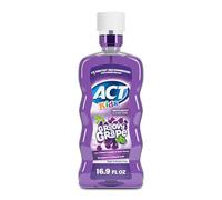 ACT Correcteur de Posture Dos Épaules pour Hommes et Femmes, Rinçage Anticavité Sans Alcool, Groovy Grape, Bain de Bouche, Sans Alcool