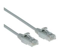 Datacenter - Cordon de raccordement - RJ-45 (M) pour RJ-45 (M) - 15 cm - UTP - CAT 6 - démarré, sans halogène, sans crochet - gris, RAL 7035