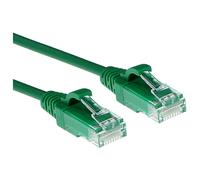 Slimline - Cordon de raccordement - RJ-45 (M) pour RJ-45 (M) - 15 cm - U/UTP, non blindé - CAT 6 - démarré, sans halogène, moulé, sans crochet -