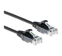 Slimline - Cordon de raccordement - RJ-45 (M) pour RJ-45 (M) - 15 cm - U/UTP, non blindé - CAT 6 - démarré, sans halogène, moulé, sans crochet -