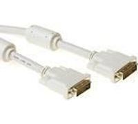 ACT DVI-I Dual Link connection cable - M -M - Ivory 2.0m 2m DVI-Kabel (AK3720)