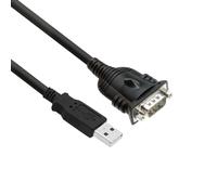 ACT EM1016 câble Série Noir 0,6 m USB Type-A DB-9