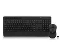 ACT - Ensemble clavier et souris - clic silencieux - full size - sans fil - 2.4 GHz - QWERTY - boîte G