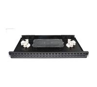- Tableau de connexions - noir, RAL 9005 - 1U - 19" - 24 ports