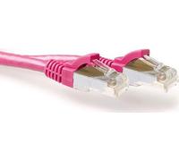 ACT FB2415 15m Cat6a S/FTP (S-STP) Pink Câble réseau (FB2415)