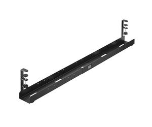 ACT Goulotte de câbles Extensible pour Bureau sans perçage avec Support de Serrage, Gestion des câbles PC, bac à câbles, Rangement pour Poste de Travail - AC8376