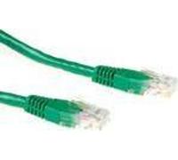 ACT Green 1.5 meter U/UTP CAT6A patch cable snagless with RJ45 connectors CAT6A U/UTP SNAGLESS GN 1.50M (IB2751)