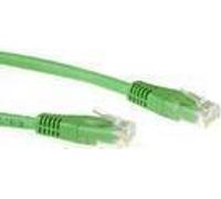 ACT Green 10 m LSZH U/UTP CAT6 patch cable with RJ45 connectors