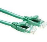 ACT Green 10 meter U/UTP CAT6 patch cable component level with RJ45 connectors