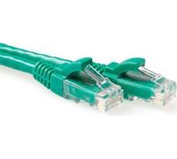 ACT Green 10 meter U/UTP CAT6 patch cable snagless with RJ45 connectors