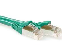 ACT Green 20 meter LSZH SFTP CAT6A patch cable snagless with RJ45 connectors CAT6A S/FTP LSZH SNG GN 20.00M (FB7720)