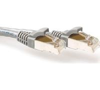 ACT Grey 20 meter LSZH SFTP CAT6A patch cable snagless with RJ45 connectors