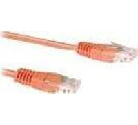 ACT IB4503 3 m Catégorie 5e Câble de réseau - Deuxième port : 1 x RJ-45 Réseau - Mâle - Câble de raccordement - Contact plaqué or - Orange