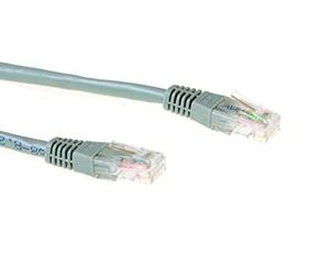 ACT IB8002 Câble LAN CAT6 2 m Ethernet, 10/100/1000/Mbit/s, RJ45, câble Ethernet U/UTP, 250 MHz, PoE, câbles en cuivre complet, pour commutateur, routeur, panneau de brassage, TV, PC et ordinateur