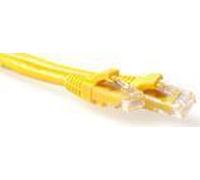 ACT Jaune 10 mètres U/UTP CAT6 patch cable snagless with RJ45 connectors
