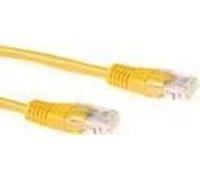 ACT Jaune 15 mètres de câble patch U/UTP CAT5E avec connecteurs RJ45