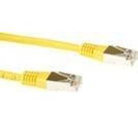 ACT Jaune 3 mètres de câble patch F/UTP CAT5E avec connecteurs RJ45
