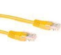 ACT Jaune 5 mètres de câble patch U/UTP CAT6 avec connecteurs RJ45