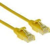 ACT Jaune 7 mètres LSZH U/UTP CAT6 datacenter slimline patch cable snagless with RJ45 connectors (DC9807)