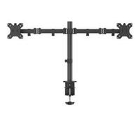 ACT - Kit de montage (attache-support, serre-joint, pied) - bras doubles réglables - pour 2 écrans LCD - aluminium, plastique, acier - Taille d'écran : 34" - Interface de montage : 75 x 75 mm - montra