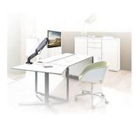 ACT - Kit de montage (attache-support, serre-joint, pied) - bras réglable - pour Écran LCD - aluminium, plastique, acier - noir - Taille d'écran : 13"-32" - montrable sur bureau Noir G